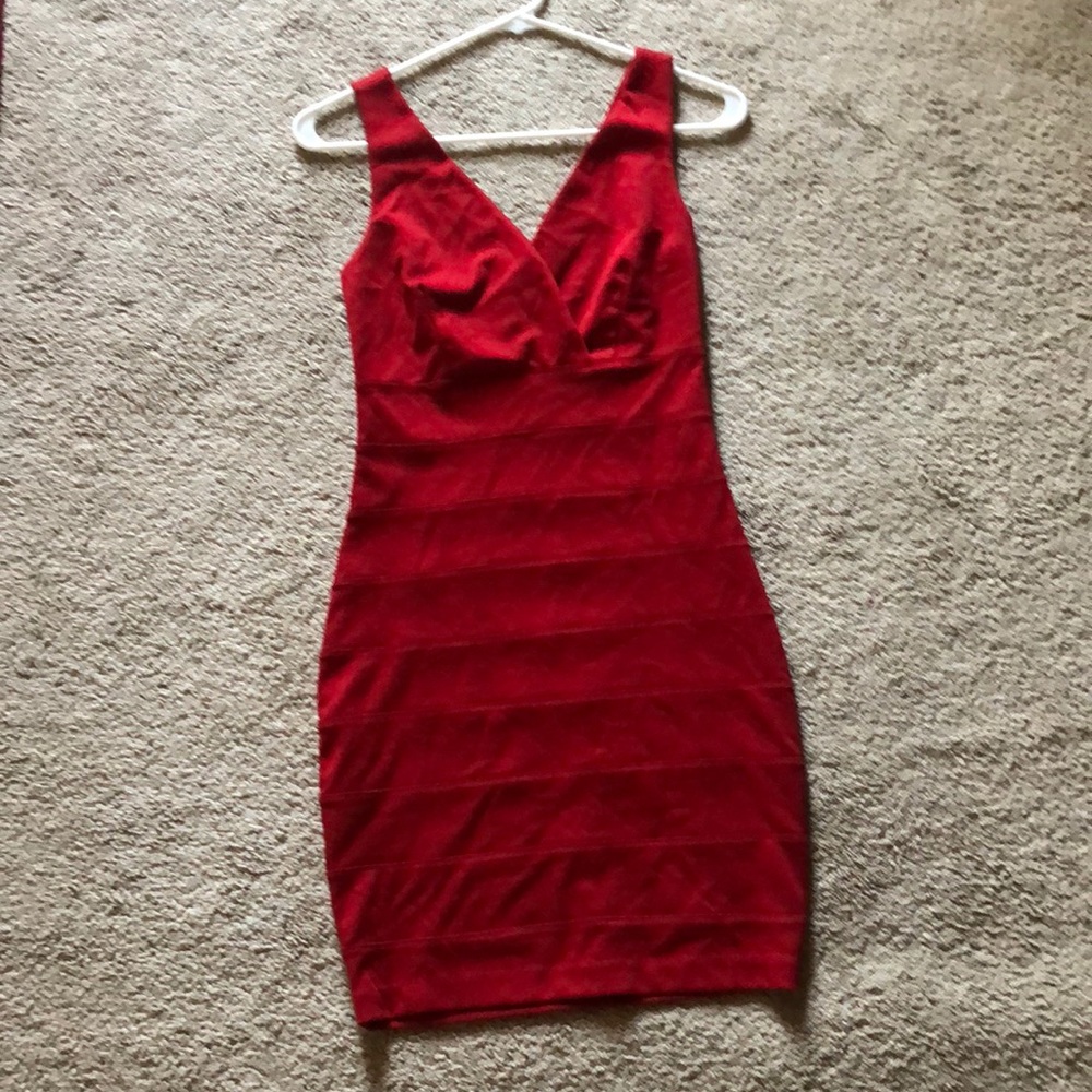 Varsity red dress
